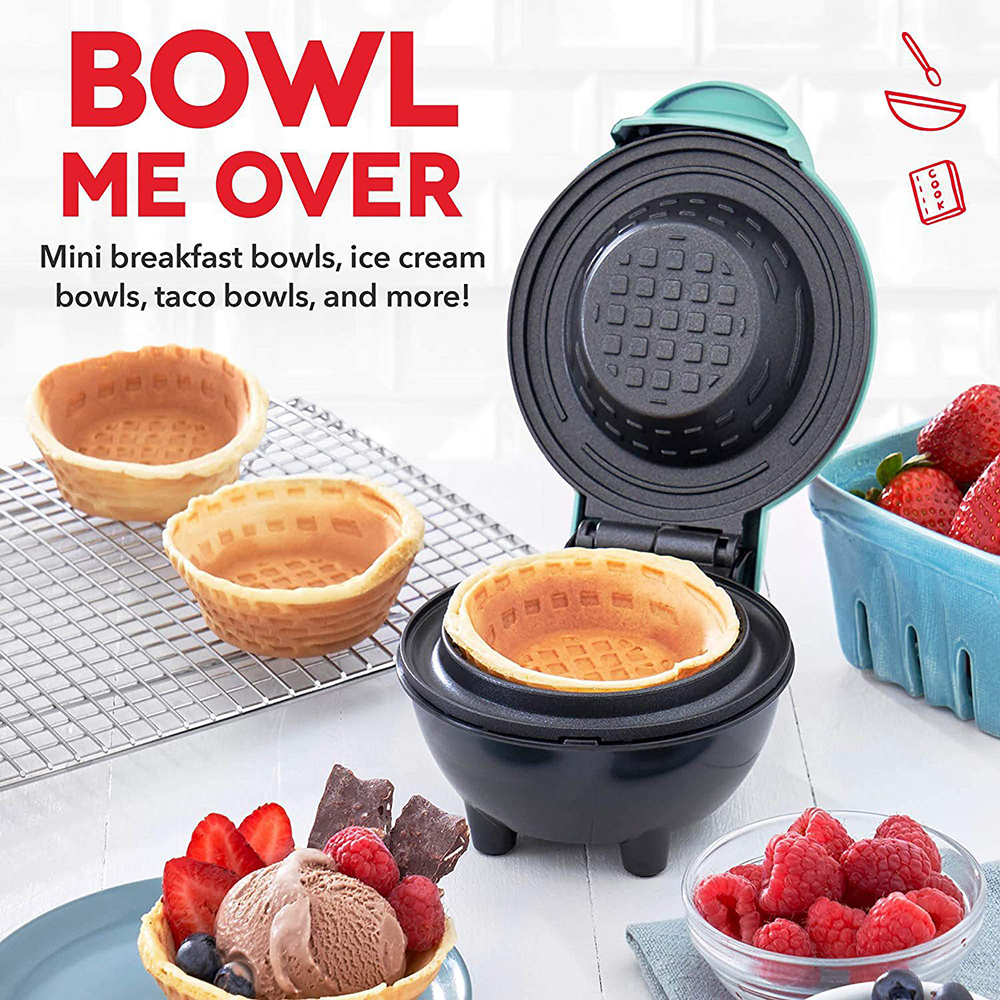 Egg Waffle Pan - New Mini Waffle Bowl Maker 110V/220V
