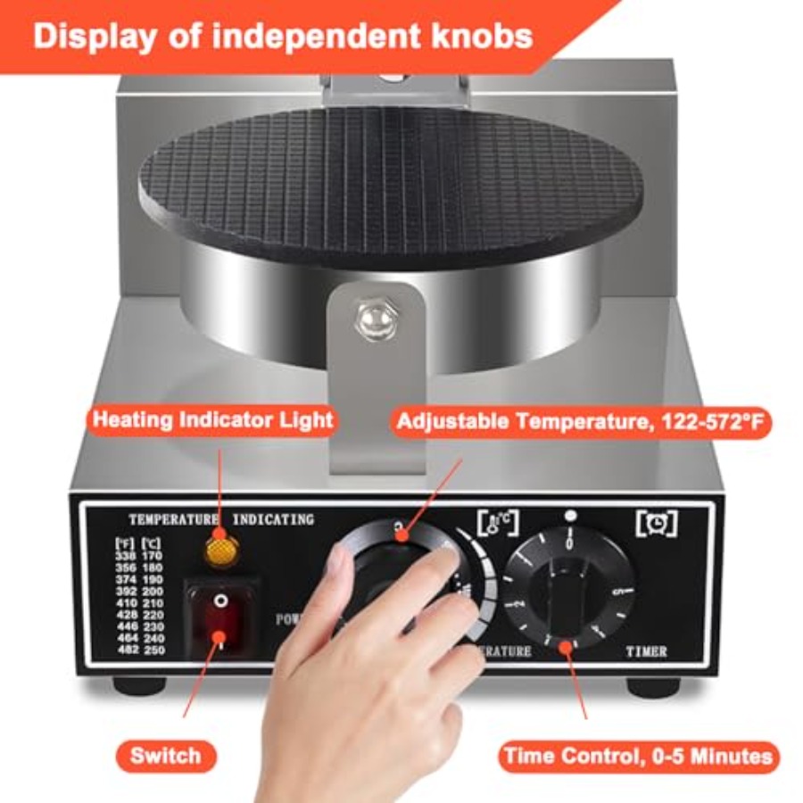 Electric Ice Cream Cone Maker  - Waffle Cone Maker recensie en prijs