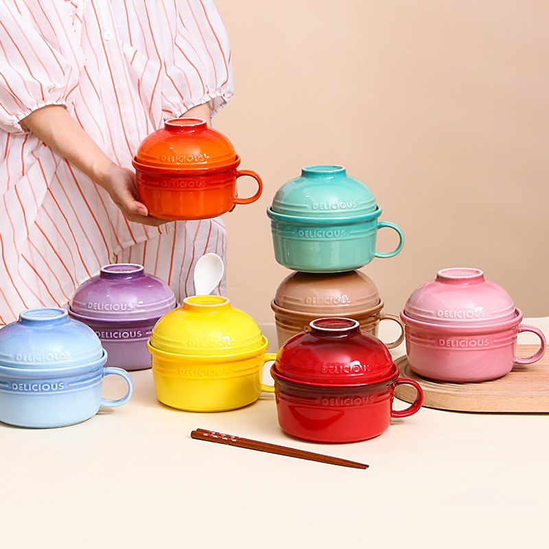 Rainbow Instant Noodle Bowl Cu - Dim Sum Basket recensie en prijs