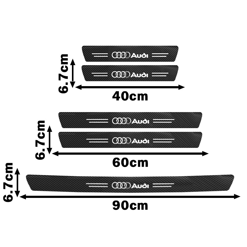 Car Door Sill Scuff Plate Deco - Crepe Pan Carbon recensie en prijs