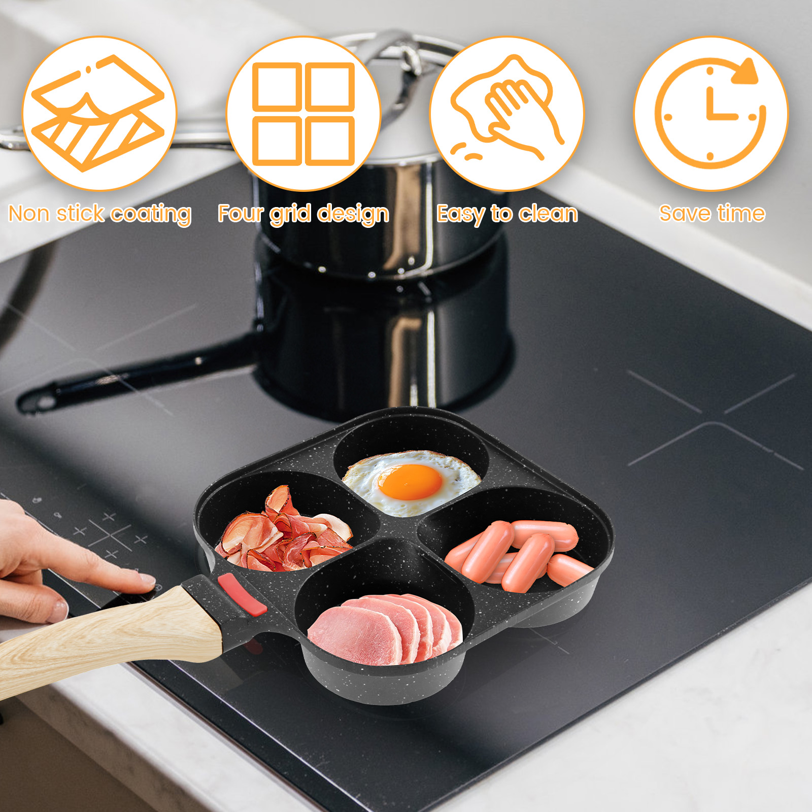 Egg Frying Pan Nonstick Pancak - Egg Waffle Pan recensie en prijs