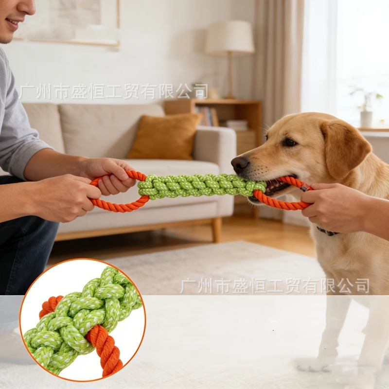 Pet toy cotton rope double-rin - Corn Dog Stick recensie en prijs