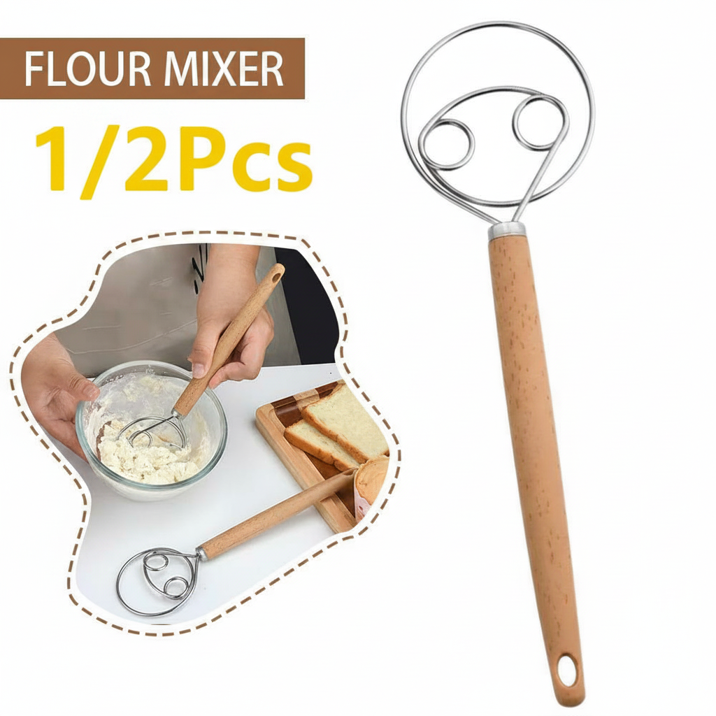 Cake Tools Danish Dough Whisk  - Danish Pancake Pan recensie en prijs