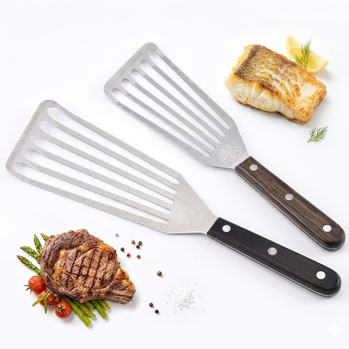 Fish Spatula, Stainless Steel  - Okonomiyaki Spatula recensie en prijs
