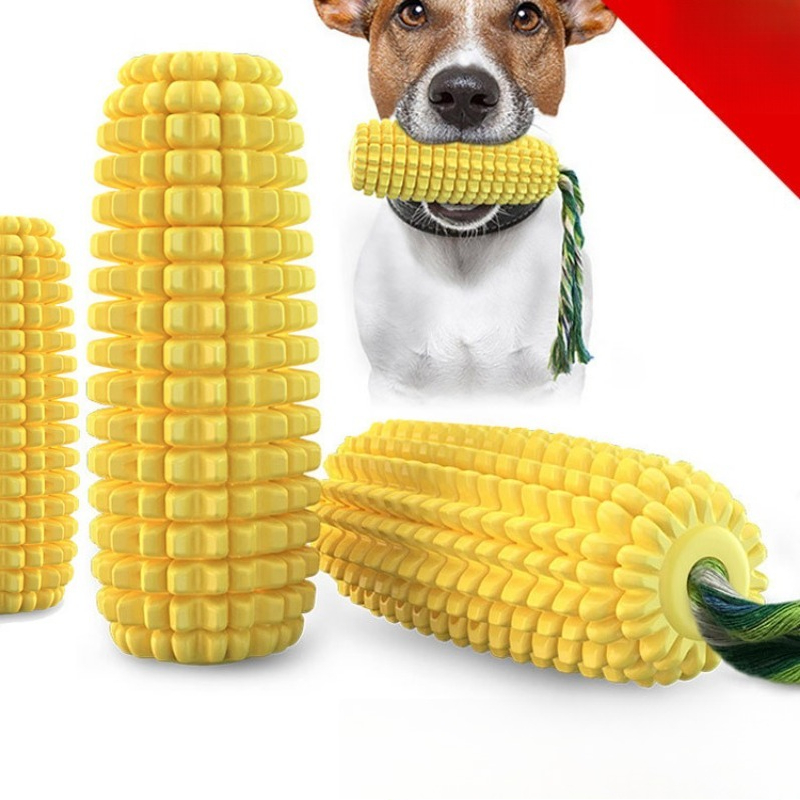 Squeaky Corn Dog Toothbrush Ch - Corn Dog Stick recensie en prijs