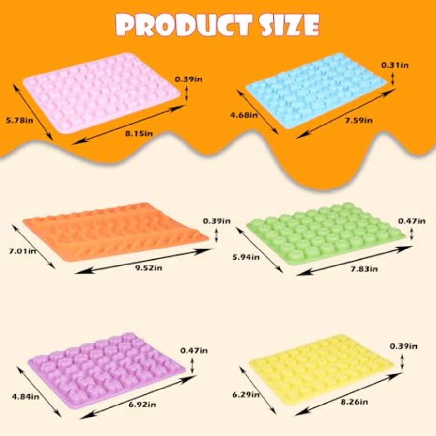 Gummy Bear Molds Silicone 37PC - Donut Mold Silicone recensie en prijs