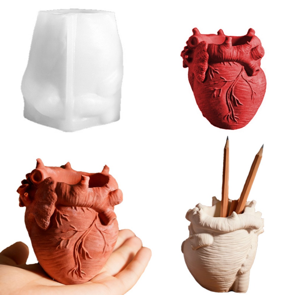Heart Flowerpot Vase Resin Sil - Potsticker Mold recensie en prijs