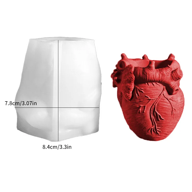 Heart Flowerpot Vase Resin Sil - Potsticker Mold recensie en prijs