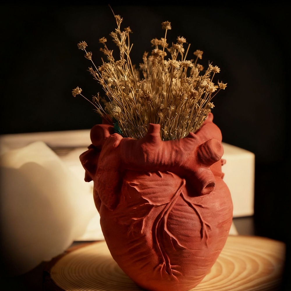 Heart Flowerpot Vase Resin Sil - Potsticker Mold recensie en prijs