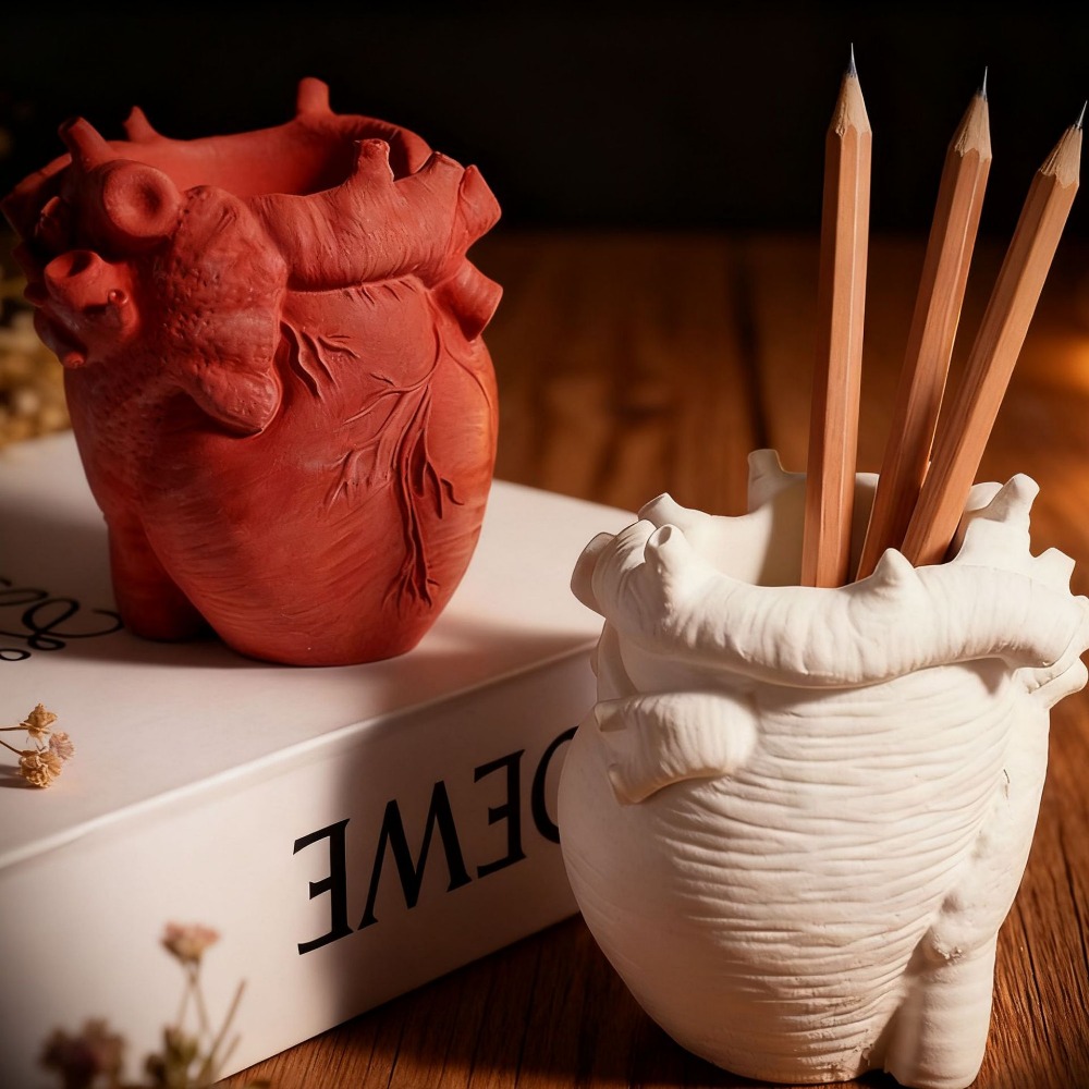 Heart Flowerpot Vase Resin Sil - Potsticker Mold recensie en prijs
