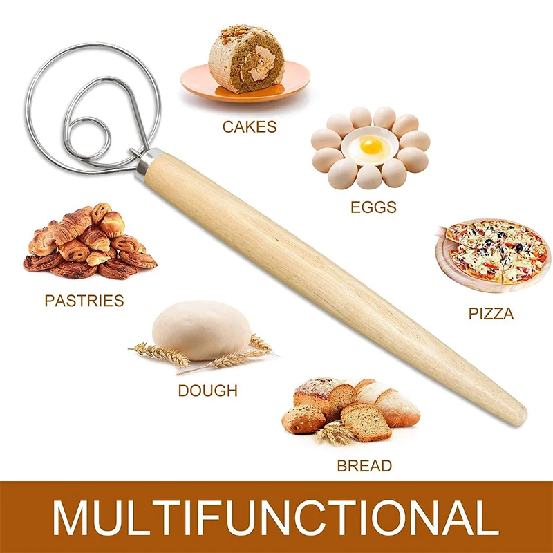 Cake Tools Danish Dough Whisk  - Danish Pancake Pan recensie en prijs