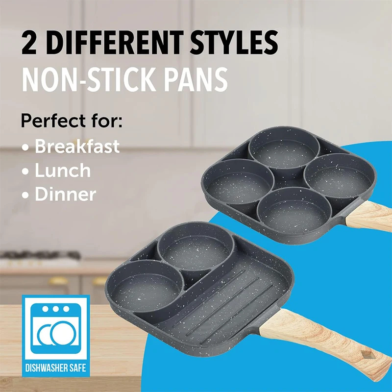 Pancake Egg Frying Pan 4 Cups  - Mini Pancake Griddle recensie en prijs