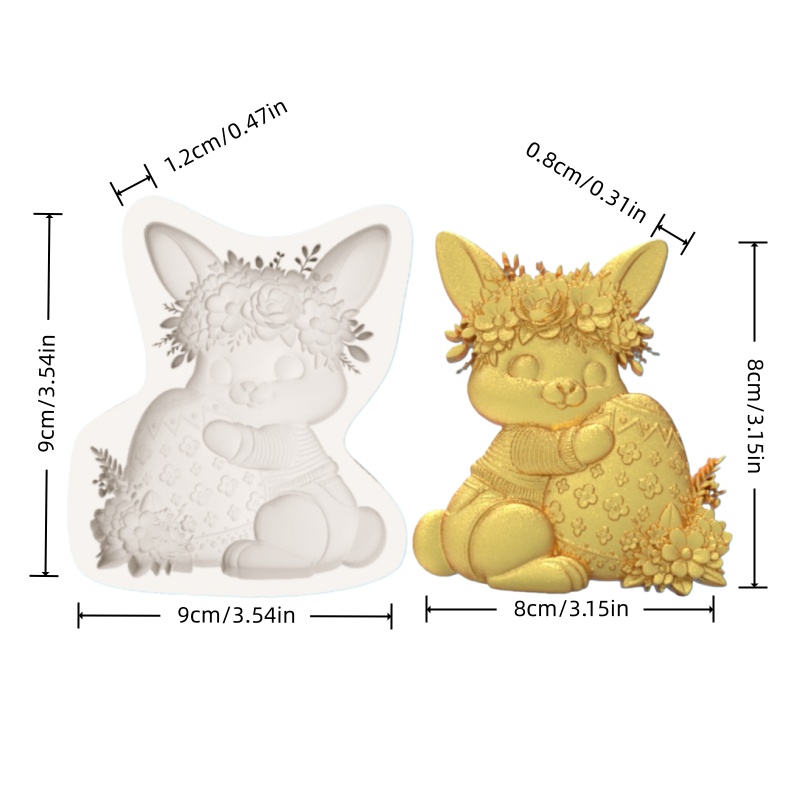 Easter Wreath Bunny Silicone B - Bunny Cake Mold recensie en prijs