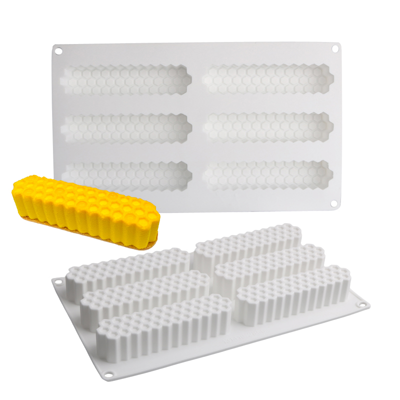 6-Cell Long Strip Honeycomb De - Bunny Cake Mold recensie en prijs