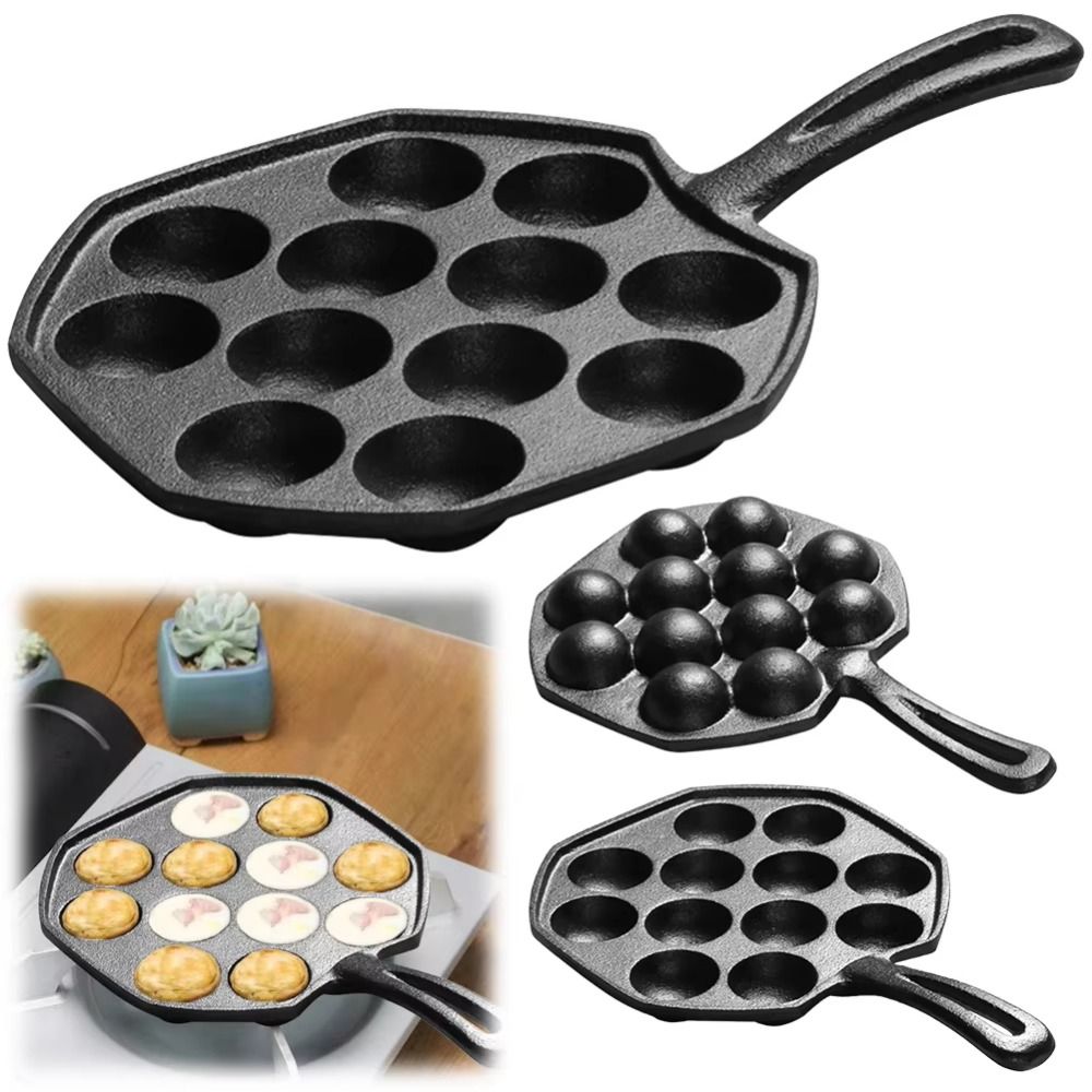 12 Holes Octopus Baking Mold C - Takoyaki Grill Plate recensie en prijs