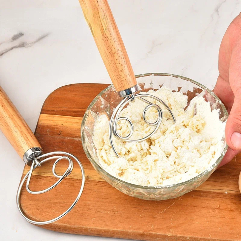 Large Hand Danish Dough Whisk  - Danish Pancake Pan recensie en prijs