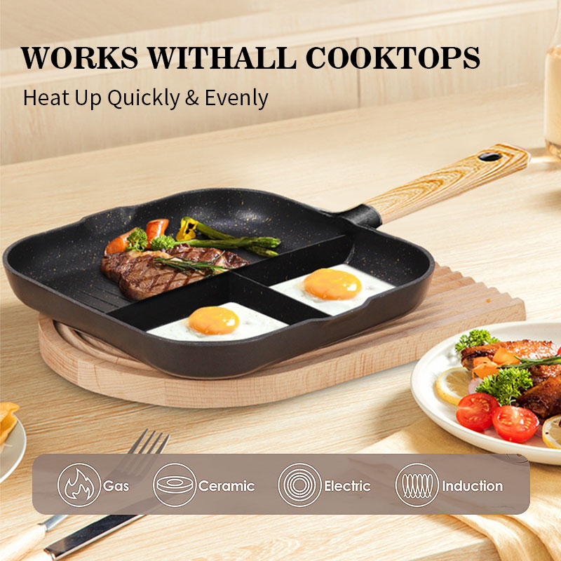 3 in 1 Frying Pan Aluminum All - Egg Waffle Pan recensie en prijs