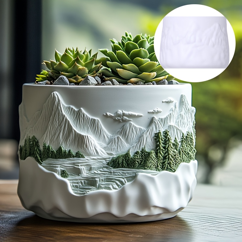 Mountain relief succulent plan - Potsticker Mold recensie en prijs