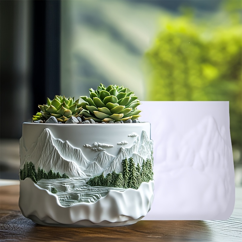 Mountain relief succulent plan - Potsticker Mold recensie en prijs