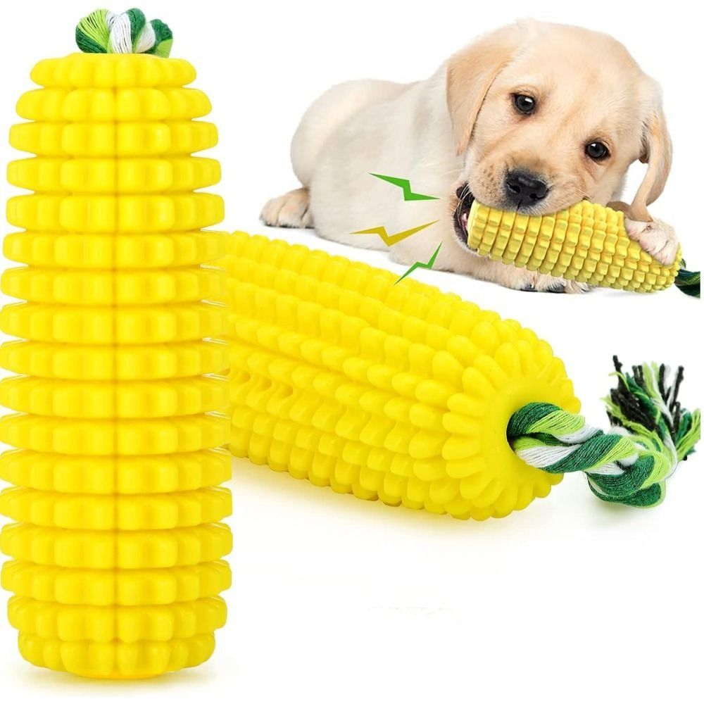 Tough Rubber Dog Chew Corn Sti - Corn Dog Stick recensie en prijs