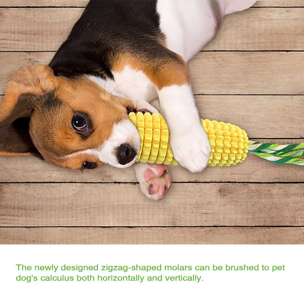 Tough Rubber Dog Chew Corn Sti - Corn Dog Stick recensie en prijs