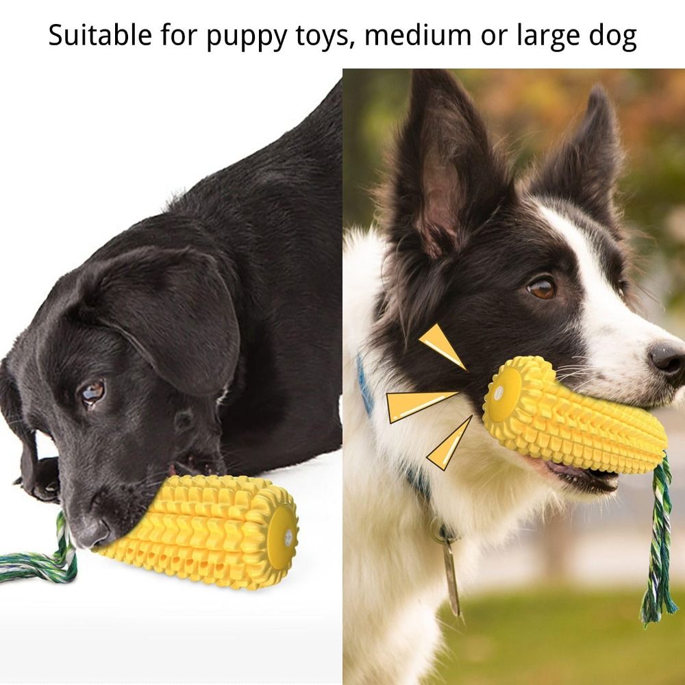 Tough Rubber Dog Chew Corn Sti - Corn Dog Stick recensie en prijs