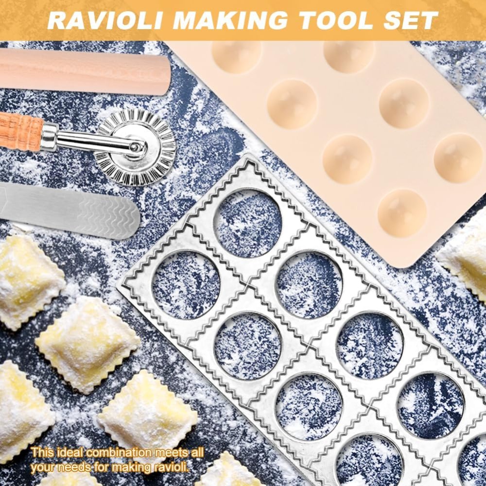 12-Hole Ravioli Press Mold Set - Dumpling Press Set recensie en prijs