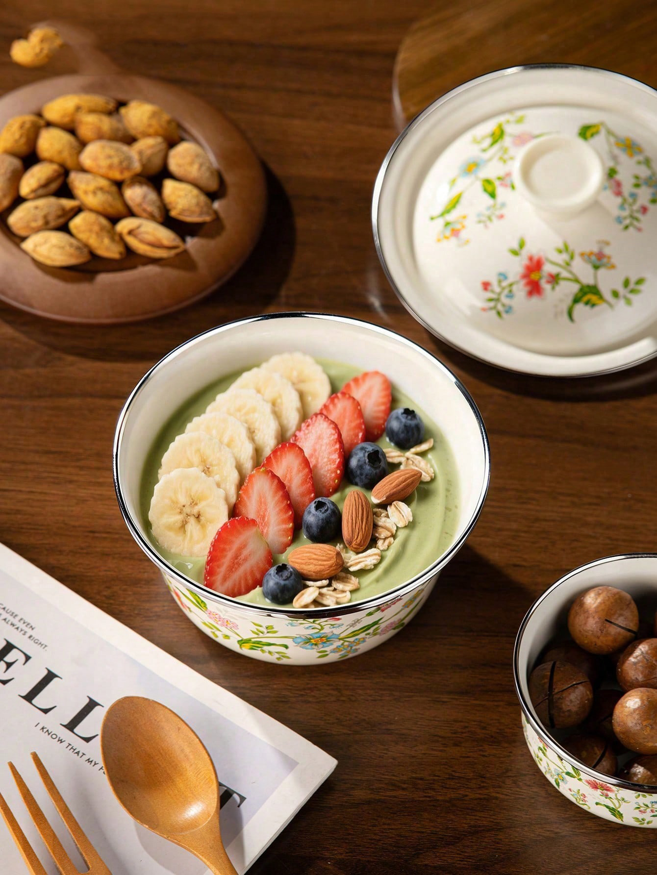 1pc Enamel-patterned rice bowl - Dim Sum Basket recensie en prijs