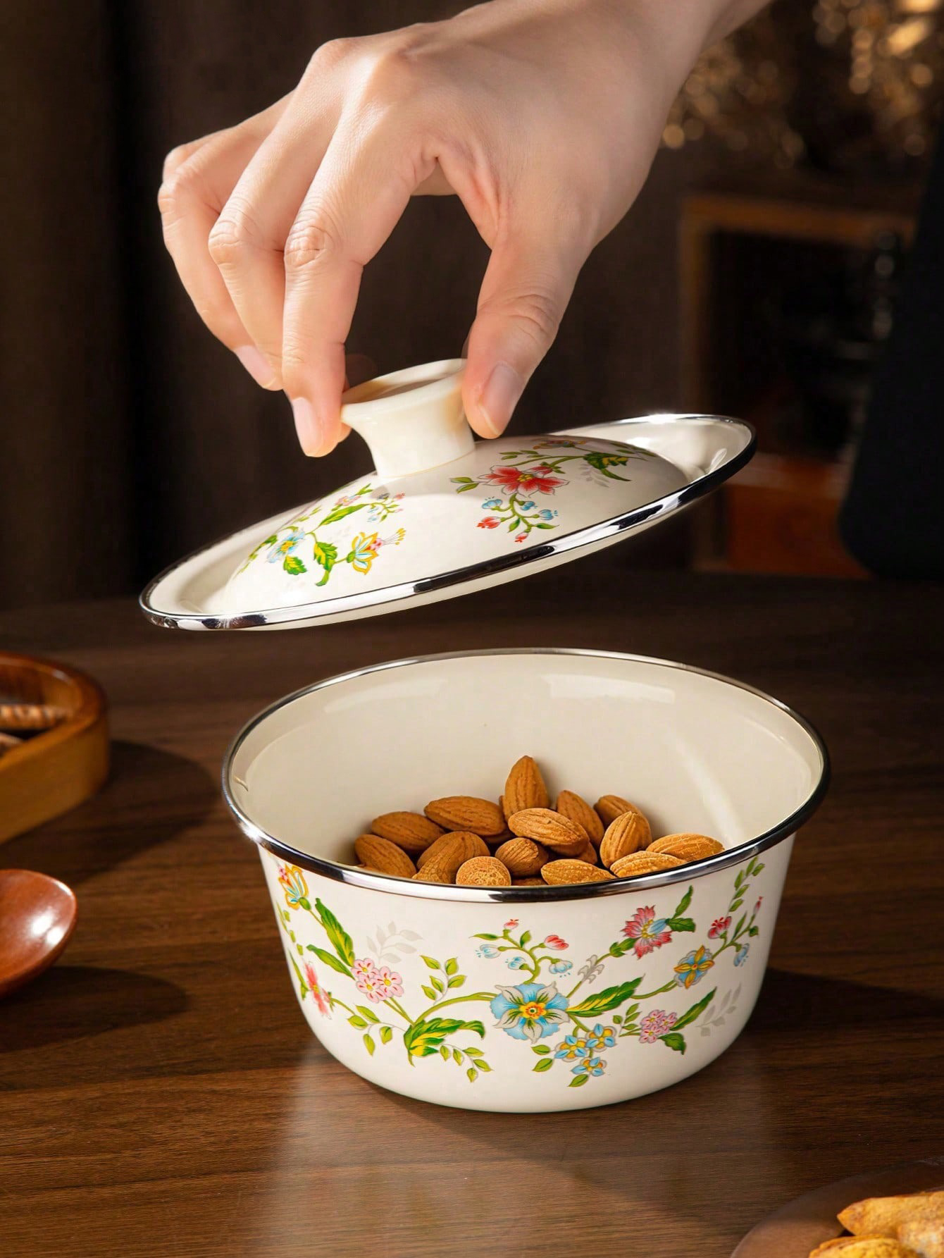 1pc Enamel-patterned rice bowl - Dim Sum Basket recensie en prijs
