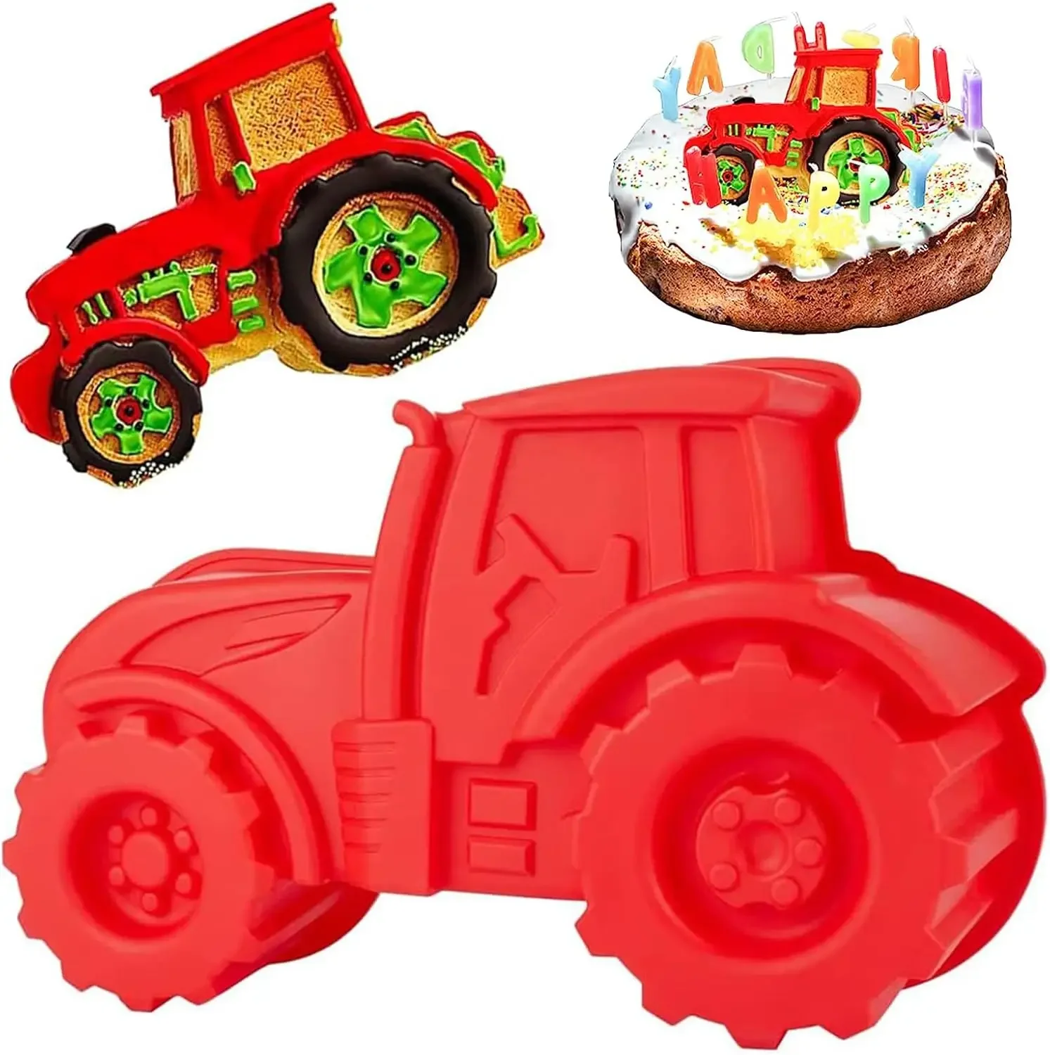 3D Tractor Silicone Baking Mou - Bunny Cake Mold recensie en prijs