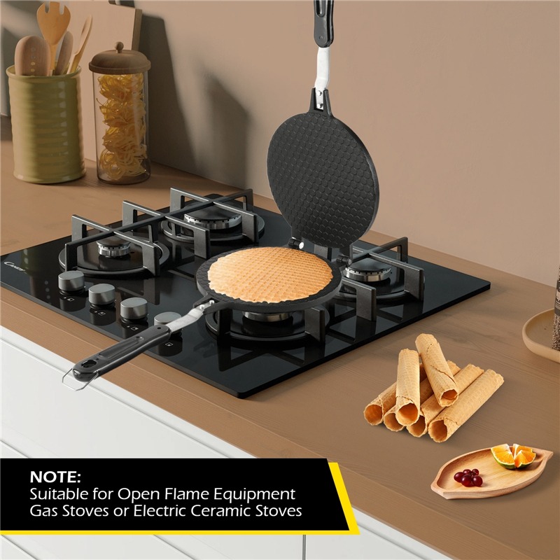 22cm Non-Stick Egg Roll Waffle - Egg Waffle Pan recensie en prijs