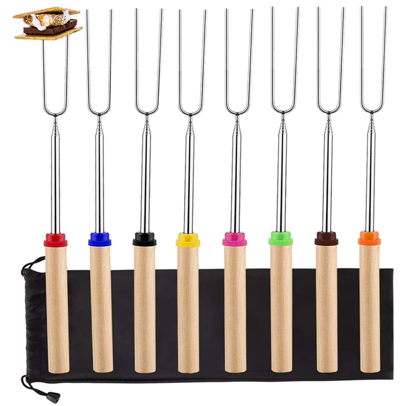 8Pcs Barbecue Skewers Stainles - Hot Dog Press recensie en prijs