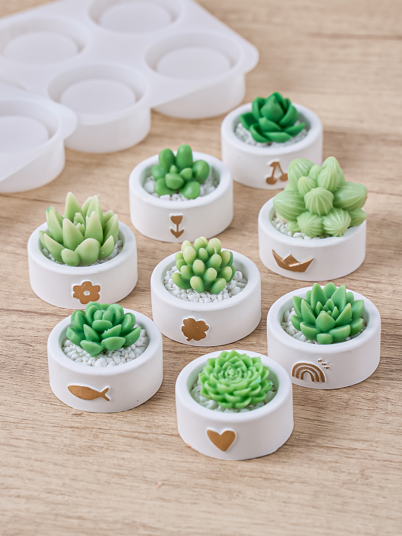 Round Candle Cup Holder Silico - Potsticker Mold recensie en prijs