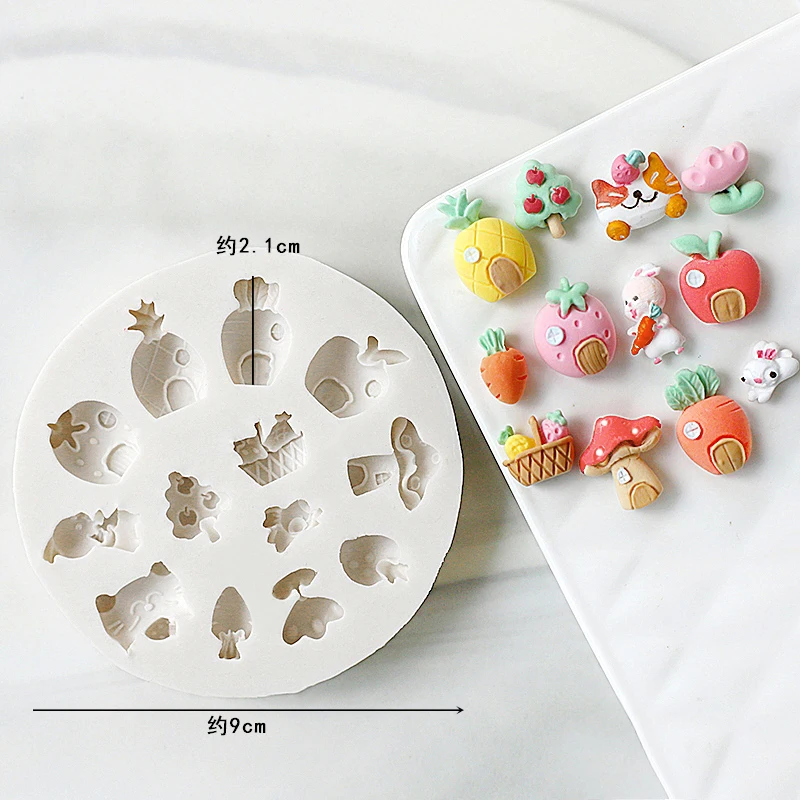 Cute Bunny Bear Carrot House S - Donut Mold Silicone recensie en prijs