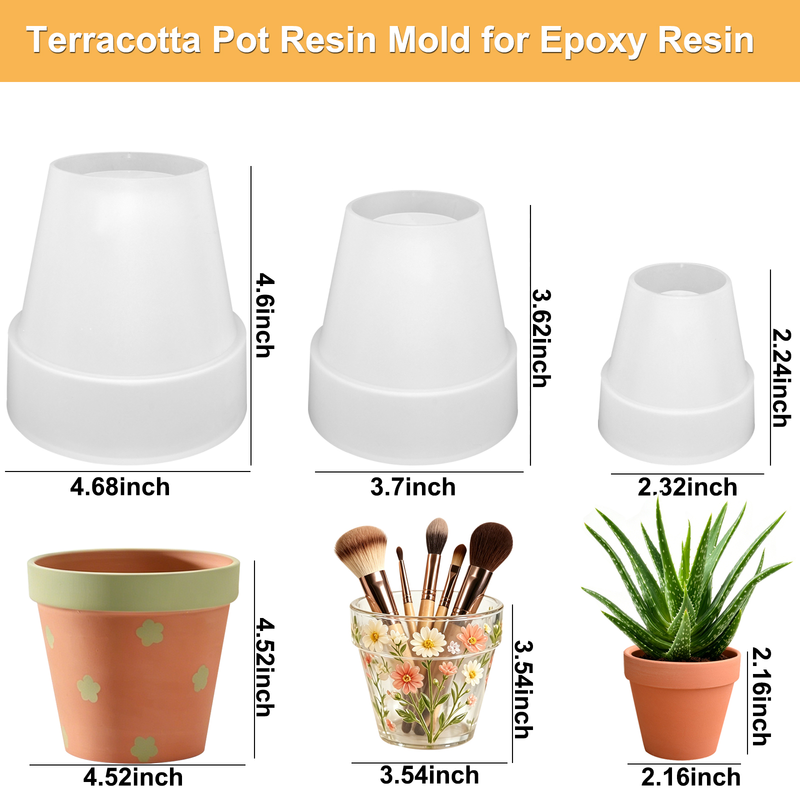 Flower Pot Silicone Molds, 3Pc - Potsticker Mold recensie en prijs