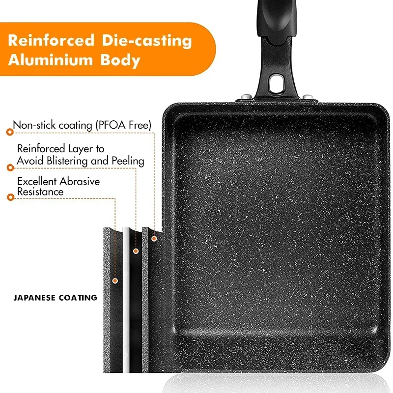Japanese Omelette Pan / Tamago - Egg Waffle Pan recensie en prijs