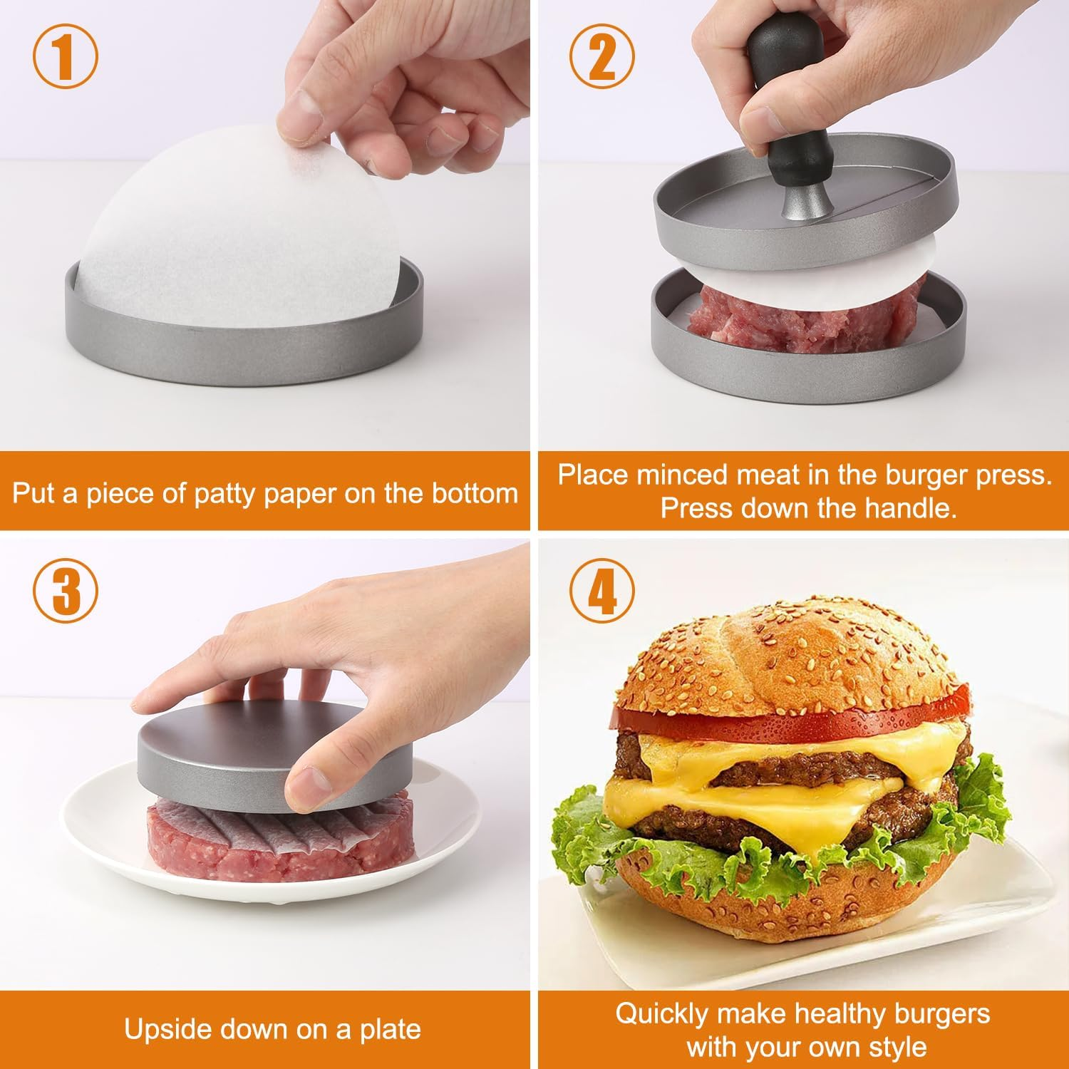 Burger Press Hamburger Meat To - Hot Dog Press recensie en prijs
