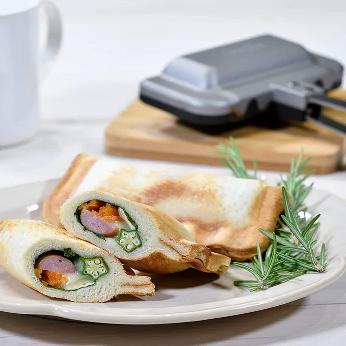 Breakfast Sandwich Maker, 4w1h - Hot Dog Press recensie en prijs