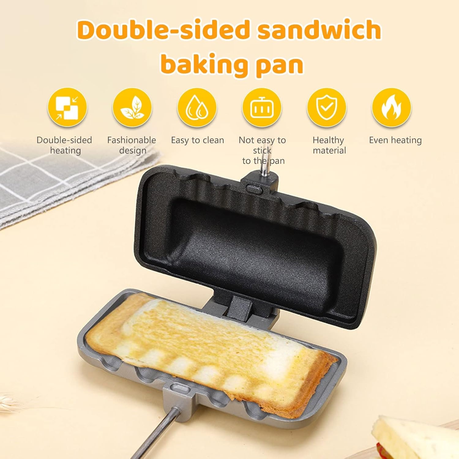 Breakfast Sandwich Maker, 4w1h - Hot Dog Press recensie en prijs