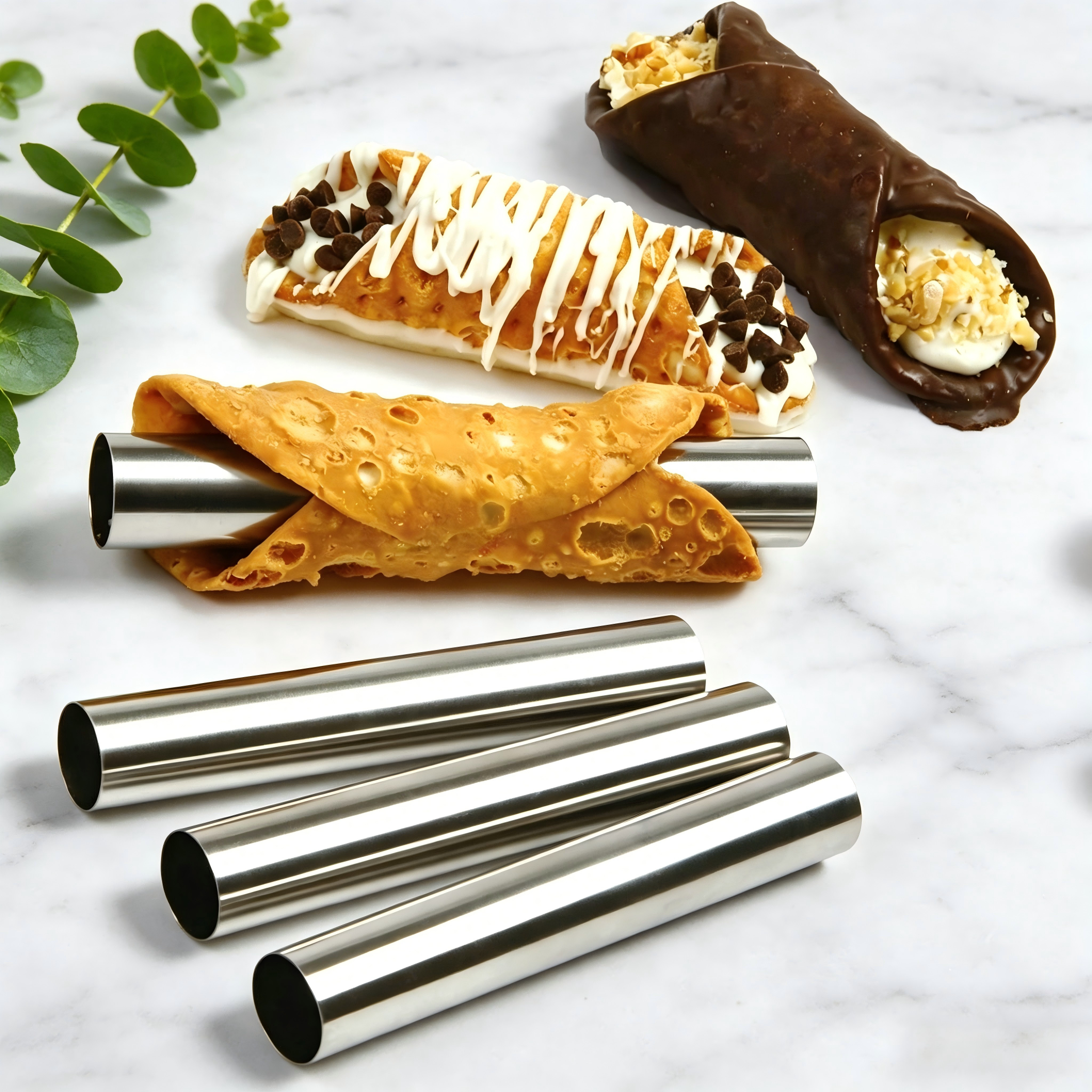 Cannoli Tubes Set, 10/20Pcs Fo - Danish Pancake Pan recensie en prijs