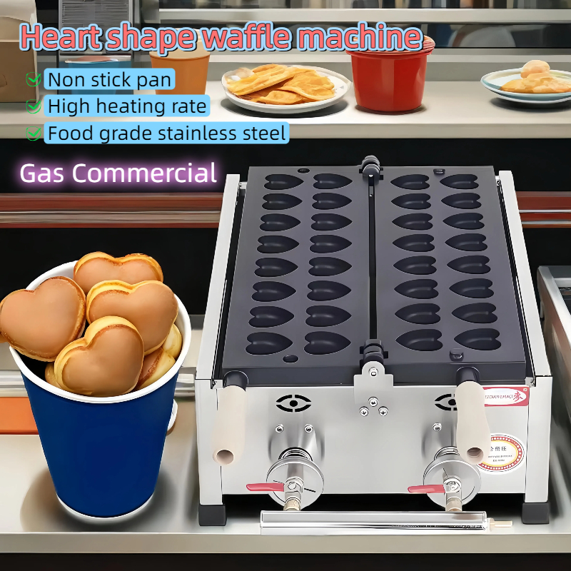 Mini Gas Heart Shape Waffle Ma - Mini Pancake Griddle recensie en prijs