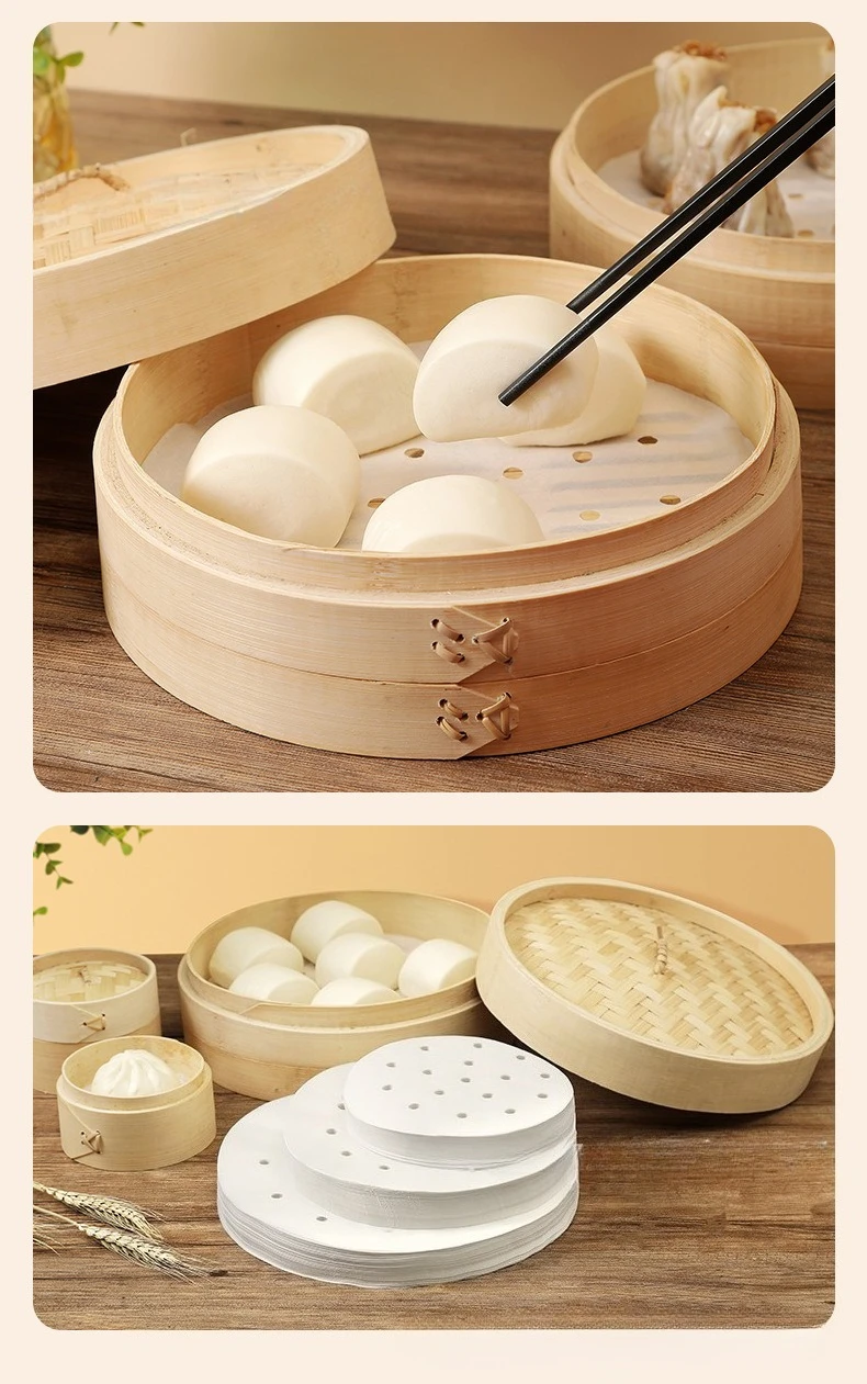 100Pcs Food Grade Disposable S - Bao Steamer Bamboo recensie en prijs