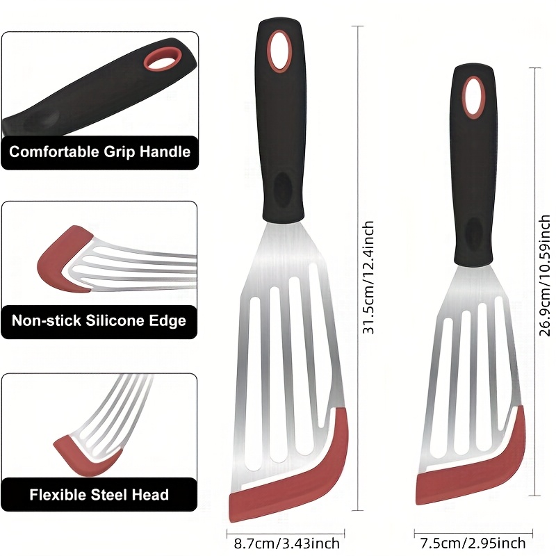 Stainless steel silicone spatu - Okonomiyaki Spatula recensie en prijs