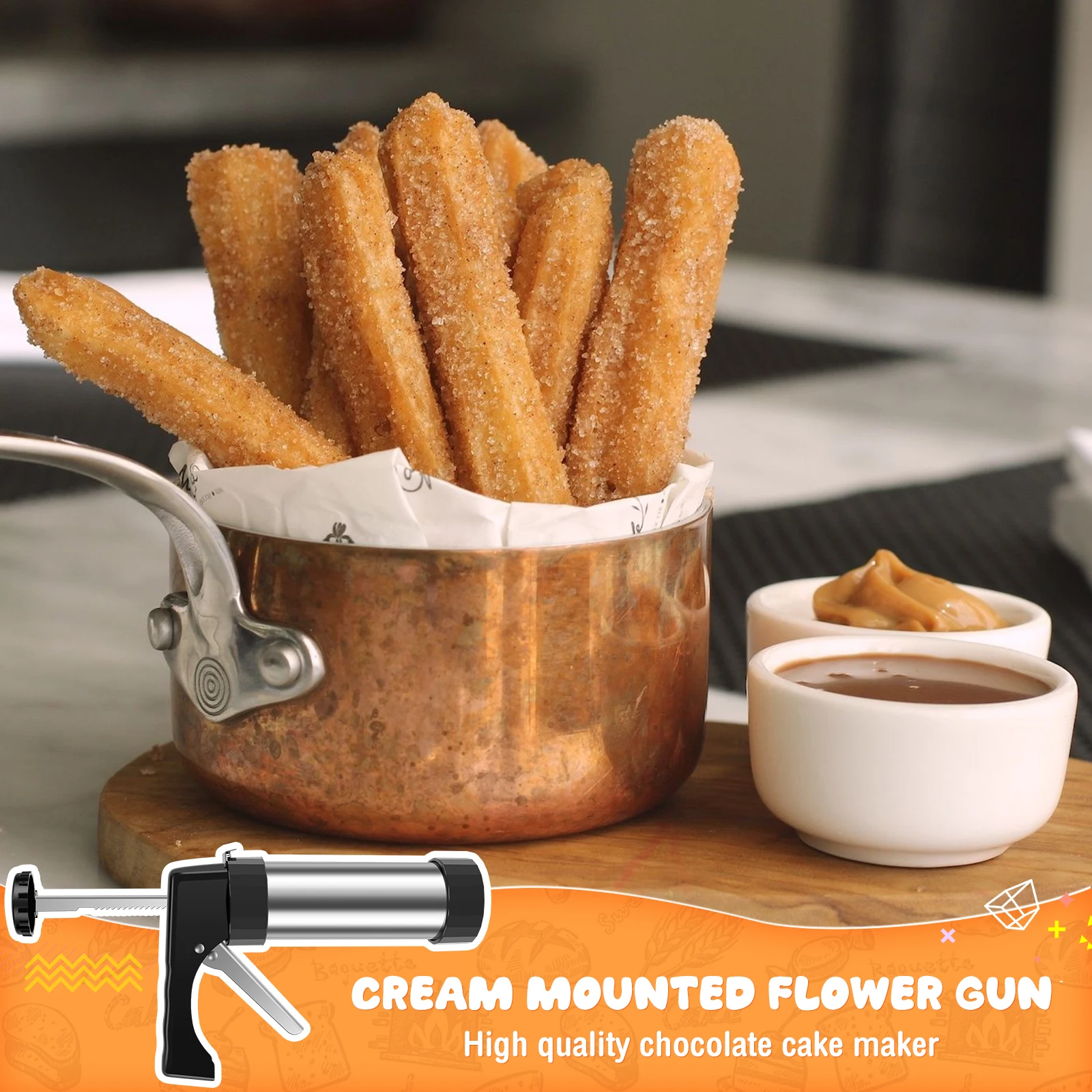 Churro Maker Machine Stainless - Churros Maker Gun recensie en prijs