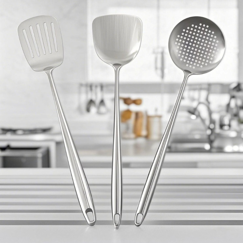 Food Stainless Steel Wok Spatu - Okonomiyaki Spatula recensie en prijs