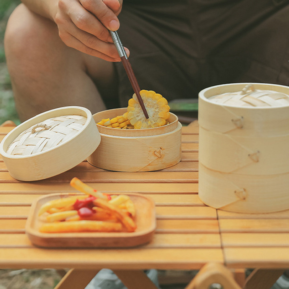 1Set Smooth Edge Bamboo Steame - Bao Steamer Bamboo recensie en prijs