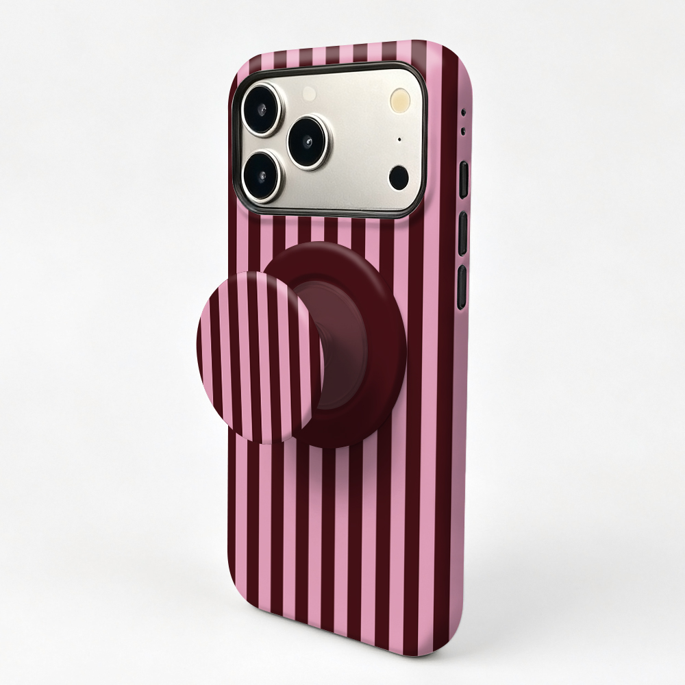 Striped Magnetic Case For iPho - Taco Stand Holder recensie en prijs
