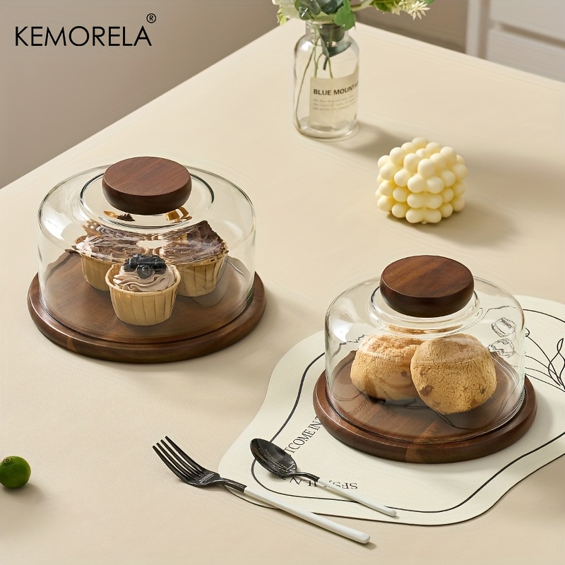 1PCS Round Wooden Cake Stand w - Dim Sum Basket recensie en prijs