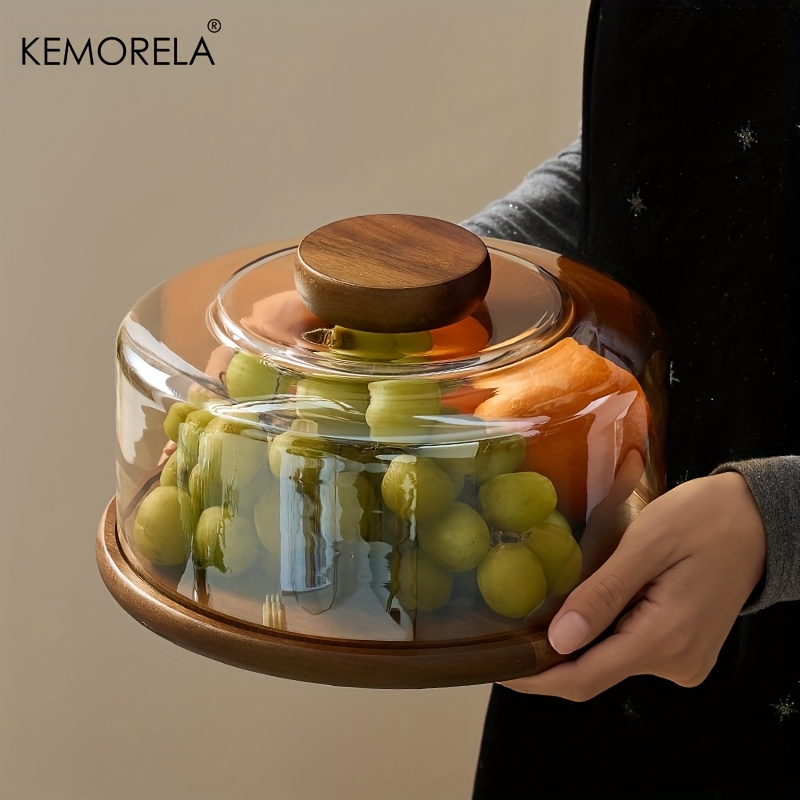 1PCS Round Wooden Cake Stand w - Dim Sum Basket recensie en prijs
