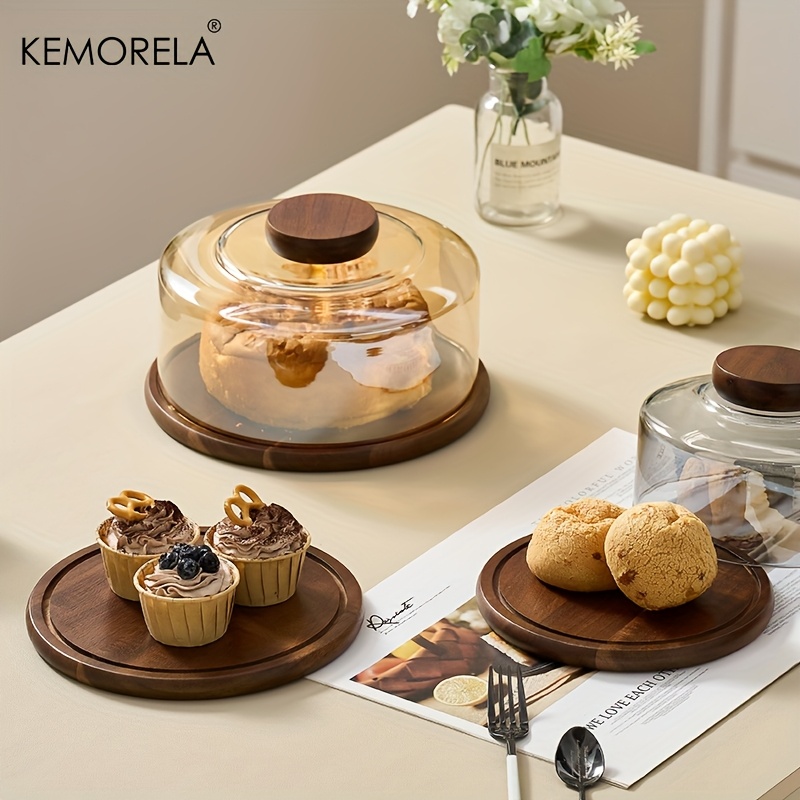 1PCS Round Wooden Cake Stand w - Dim Sum Basket recensie en prijs